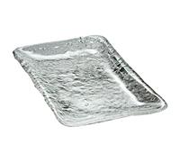 Zerodeko 1pièce Plateau à Thé Verre Transparent Support Pratique Pour Tasses Décoration De Bureau Élégante Et Simple