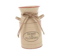 Zerodeko 1pièce Seau à Fleurs Fer Vintage Pot De Plante Décoratif pour Balcon Bureau Et Décoration De Table pour Fleurs Fraîches Et Séchées Style Rustique