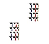 Zerodeko 2 Ensembles Bonbons Graduation Forme De Chapeau Décorations Remise Pour Invités 12 Pièces * 2