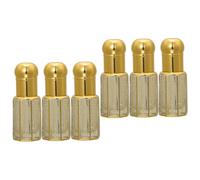 Zerodeko 2 Ensembles Bouteille D'huile Essentielle Flacons De Parfums Rechargeables Bouteille Verre Bouteille Voyage sous-Bouteille Roll-on Parfum Rouleau Un Verre 3 Pièces * 2
