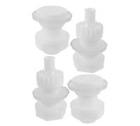 Zerodeko 2 Ensembles de Dispositifs de Chasse D'eau Intelligents pour Toilettes, Buse de Pulvérisation D'eau Haut Bas, Plastique Blanc, Remplacement Facile pour Salle de Bain