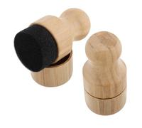 Zerodeko 2 Ensembles Lot de Applicateurs Huile Cire pour à Découper avec Couvercles Brosse Éponge pour Huile Blocs de Boucherie Ustensiles et Surfaces
