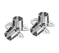 Zerodeko 2 Ensembles Support De Tringle À Rideau Robuste pour Penderie Crochets Charnières Murales Supports De Tringle Robustes Supports De Tringle À Rideau Supports 2 pièces * 2
