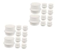 Zerodeko 2 Ensembles Tête en Nylon pour Lampe À Gaz Lampe À Huile Filet Lanternes À Huile pour L'intérieur Lumière Lampe À Pluie D'huile Lampes Tempête Alimenté Beige Poterie 12 Pièces * 2