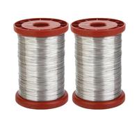 Zerodeko 2 fils de support en acier inoxydable pour cadres de ruche - Fil de 500 g pour la pose de cire gaufrée - Outil manuel pour apiculteur et entretien