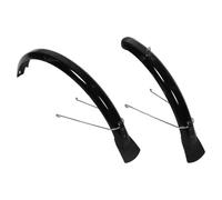 Zerodeko 2 Garde-Boue de vélo à Couverture intégrale, argentés, pour l' | Garde-boue en plastique pour motos gravel et cross, anti-éclaboussures et résistant à l'eau, efficace par temps