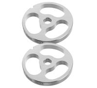 Zerodeko 2 grilles de hachoir à viande - Grille à gros trous pour hachoir à saucisses - Accessoires de cuisine pour à viande, ouverture de 5 cm, pour les fêtes