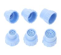 Zerodeko 2 Jeux D'embouts de Rechange en Silicone pour Hydrodermabrasion, Têtes pour Appareil de Soin du Visage Cou, Compatibles Appareils Esthétiques, Hygiéniques et Solide, Accessoire