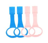 Zerodeko 2 paires Anneaux de Tirage Garçon Fille pour Lit Léger et Portable Aide Station Debout et Marche Anneaux de Préhension Sécurisés Né Éveil et Entraînement Marche