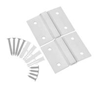 Zerodeko 2 Paires D’Équerres de Fixation Françaises en Aluminium Z Interlockées Système Robuste pour Accrocher Miroirs Tableaux Étagères et Œuvres D’Art Clips à Tasseaux Suspendre