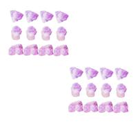 Zerodeko 2 Paquets Diffuseur D'aromathérapie en Pierre Marbres Pierres Polies Ornements De Décor D'aquarium Caillou Cristaux Couleur Décorations Quartz Pierre en Vrac Violet,Mauve Cristal