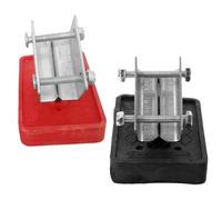 Zerodeko 2 Patins Stabilisateurs pour Échelle en Aluminium Caoutchouc Épais Antidérapant Protection Pied D’Échelle Réglable Vis Accessoires pour Échelle Télescopique et Escabeau