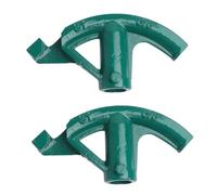 Zerodeko 2 Pcs Cintreuse de Tubes Manuelle Cintreuse de Tubes Tête de Pliage la Main en Fonte Vert en Fer et Conduits Électriques