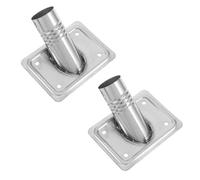 Zerodeko 2 Pièces Adaptateur pour Manche à Balai en Acier Inoxydable Joint Pivotant et Prise Améliorée, Compatible Manches en Bois pour Nettoyage Domestique