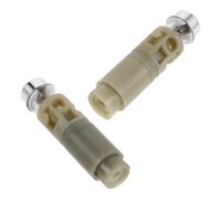 Zerodeko 2 Pièces Amortisseur D’abattant Wc, Axe de Couvercle de Toilette, Plastique et Acier Inoxydable, Anti-claquement, du Bruit, pour Siège et Couvercle de Toilette, Salle de Bain