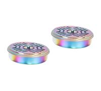 Zerodeko 2 Pièces Boîte à Serpentins en Acier Inoxydable Plaque De Bobine Support De Bobine Brûleur à Serpentin Anti-brûlure Brûleur De Bobine De Moustique D'été Colorful