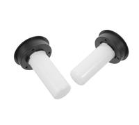 Zerodeko 2 Pièces Boîtier de Batterie pour Lampe à Flamme Solaire, Couvercle de Rechange pour Lanterne Solaire, Plastique Blanc, Flamme Vacillante Réaliste, pour Éclairage Extérieur
