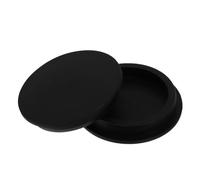 Zerodeko 2 Pièces Bouchon de Tuyau en Silicone Noir 4 Pouces, Étanche et | Trous et Conduites, Usage Laboratoire et Automatisation, Diamètre Intérieur 100-101mm, Haute Température