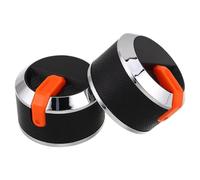 Zerodeko 2 Pièces Bouton de Commande Rond Noir 58mm en Plastique | Compatible avec Brûleurs à Gaz et Fours, Prise Ergonomique, Réglage Facile, Usage la Cuisine
