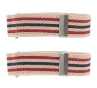 Zerodeko 2 Pièces Brassard Rayé Élastique en Polyester 2,5cm | Brassards pour Femmes, Style et Formel, Réutilisables, Pratiques, Ne Se Déforment Pas