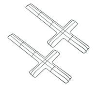 Zerodeko 2 Pièces Cadre de Couronne en Fer de Croix Vert, Robuste et Lisse, Support Mural pour Décoration DIY de Couronnes de Pâques, Résistant Déformation