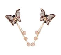 Zerodeko 2 pièces Clip de Ventilation Auto avec Strass Accessoires de Voiture pour Femmes Diffuseur Aromathérapie Élégant Décoration Intérieure Pince Automatique Durable pour Voiture