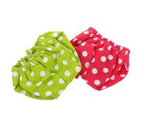 Zerodeko 2 Pièces Couches Lavables et Ajustables, pour Soins Quotidiens en Coton, Hautement Absorbantes pour Petits Animaux et Activités Sociales des Cochons d'Inde