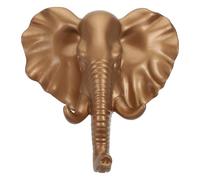 Zerodeko 2 Pièces Crochet D'art Tête D'éléphant Crochet D'éléphant Lourd Muraux Modernes Support Mural Animalier Porte-manteau Mural Patères Pour Mur Cintre Statuette Pvc Amende