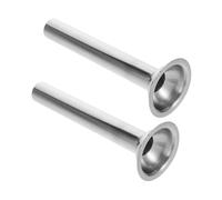 Zerodeko 2 pièces Entonnoirs Acier Inoxydable pour Remplissage de Saucisses Tubes pour Hachoir à Viande et Machine à Saucisse Faciles à Nettoyer et Compatibles avec Accessoires de Cuisine