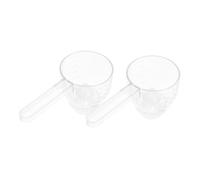 Zerodeko 2 Pièces Entonnoirs Doseurs Multipurpose Fuite avec Mesure Graduée pour Shampooing Gel et Bouteilles de Voyage Transfert sans Gaspillage