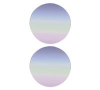 Zerodeko 2 Pièces Étui à Poudre de Maquillage Ultra Fin 3g Miroir et Tamis Filet, Boîte de Poudre Portable Pratique pour Femmes, pour Voyage D'affaires et Rendez-