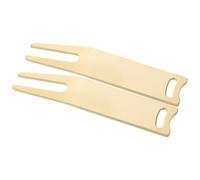 Zerodeko 2 pièces Fourchette de Golf Métallique Outil de Réparation Divot et Portable Accessoire Golf Polyvalent pour Entretien du et Marquage de Balle