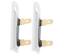 Zerodeko 2 pièces Fusible Thermique de Rechange Compatible Sèche-linge Lot de Contrôle de Température pour Protection Électrique Matériaux Abs et Cuivre Adapté à Plusieurs Marques