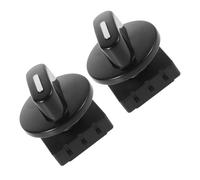 Zerodeko 2 Pièces Interrupteur Rotatif de Chauffage 4 Positions 3 Vitesses 13a 10a-250v en Abs avec Bouton Noir pour Ventilateur de Plafond et Équipement Double Moteur