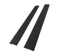 Zerodeko 2 pièces Lot de Couvre-joints Silicone Résistants Chaleur pour Plaques de Cuisson Protège-cuisinière et Joints de Plan de Travail Étanchéité Anti-saleté pour Cuisine Moderne Noir