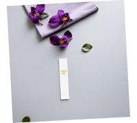 Zerodeko 2 Pièces Mezuzah Case Résine Blanche pour Porte Décoration Juive Traditionnelle Installation Facile Résistante pour Usage Intérieur et Extérieur Accent Artistique pour Encadrement