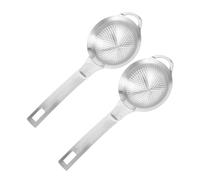 Zerodeko 2 Pièces Mini filtre à thé tamis à main passoire à tamis à matcha passoire feuille de thé pour fin mini Acier inoxydable
