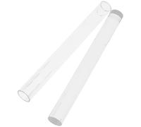 Zerodeko 2 pièces Modeler Acrylique Clair Solides et Creux Accessoires pour Argile Polymère de Lissage et Sculpture pour Façonnage Précis et Texturation Pâte Polymère