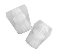 Zerodeko 2 Pièces Moule en Silicone pour Ange, Figurine Fille | Détails Précis, Résistance à Chaleur, Démoulage Facile, pour Bougie, Savonnette, Résine, Noël, Mariage