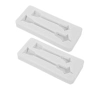 Zerodeko 2 pièces Moule Silicone Lampadaire pour Bougies et Résine Résistant Haute Température Démoulage Facile Pâtisserie et DIY Décorations Festives