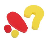 Zerodeko 2 Pièces Ornements Créatifs Jaune Point Dinterrogation et Rouge Point Dexclamation Accessoires Extérieurs Adaptés SUV Camion