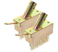 Zerodeko 2 Pièces Outil de Désherbage à Fil de Fer Compact et Portable Tête d'herbe en Fil d'acier pour Jardin et Terrasse, Nouvel Artefact de Désherbage pour Fissures au Sol, Sandales