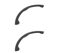 Zerodeko 2 Pièces Pare-Chocs de Longboard en Caoutchouc Noir, Bande | Couvre les Dommages Existants, Installation sans Outil, pour Bord de Deck, Accessoire de Skateboard Solide