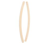 Zerodeko 2 Pièces Pieds en Bois pour Fauteuil à Bascule avec Support Renforcé, Dimensions 81x3,6x2,5 Cm, Finition Bois Poli, Remplacement Silencieux pour Chambres et Salons