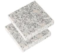 Zerodeko 2 Pièces Plaque de Refroidissement en Granit 9x9cm pour Hamsters et Petits Animaux, Résistante aux Rayures, Confort la Maison