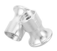 Zerodeko 2 pièces Poignée de Traction Alliage Aluminium Accessoire Fitness pour Réglage Rapide des Poids Compatible avec Divers Appareils Exercice Ergonomique pour Entraînement Gym à