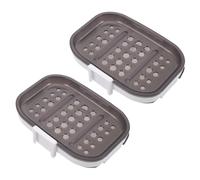 Zerodeko 2 Pièces Porte Mural à Ventouse Gris Support sans Perçage pour Cuisine et Salle de Bain Design Ergonomique pour Facile Au Installation Rapide sans Outils
