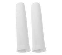 Zerodeko 2 pièces Protections pour à PVC Blanc UV Résistantes Inserts pour Supports de Marins Tubes de Protection pour Bateaux et Yachts Lot
