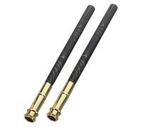 Zerodeko 2 pièces Rallonge de Crayon Métal Réutilisable pour Artistes Outil Compatible avec Crayons Poignée Allongée pour Meilleure Précision Set Mine Dessin et Écriture