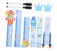 Zerodeko 2 Pièces Règle De Mesure De Croissance Murale Pour Garçon Fille Motifs Animaux De Dessin Animé Original Lot De Règlements